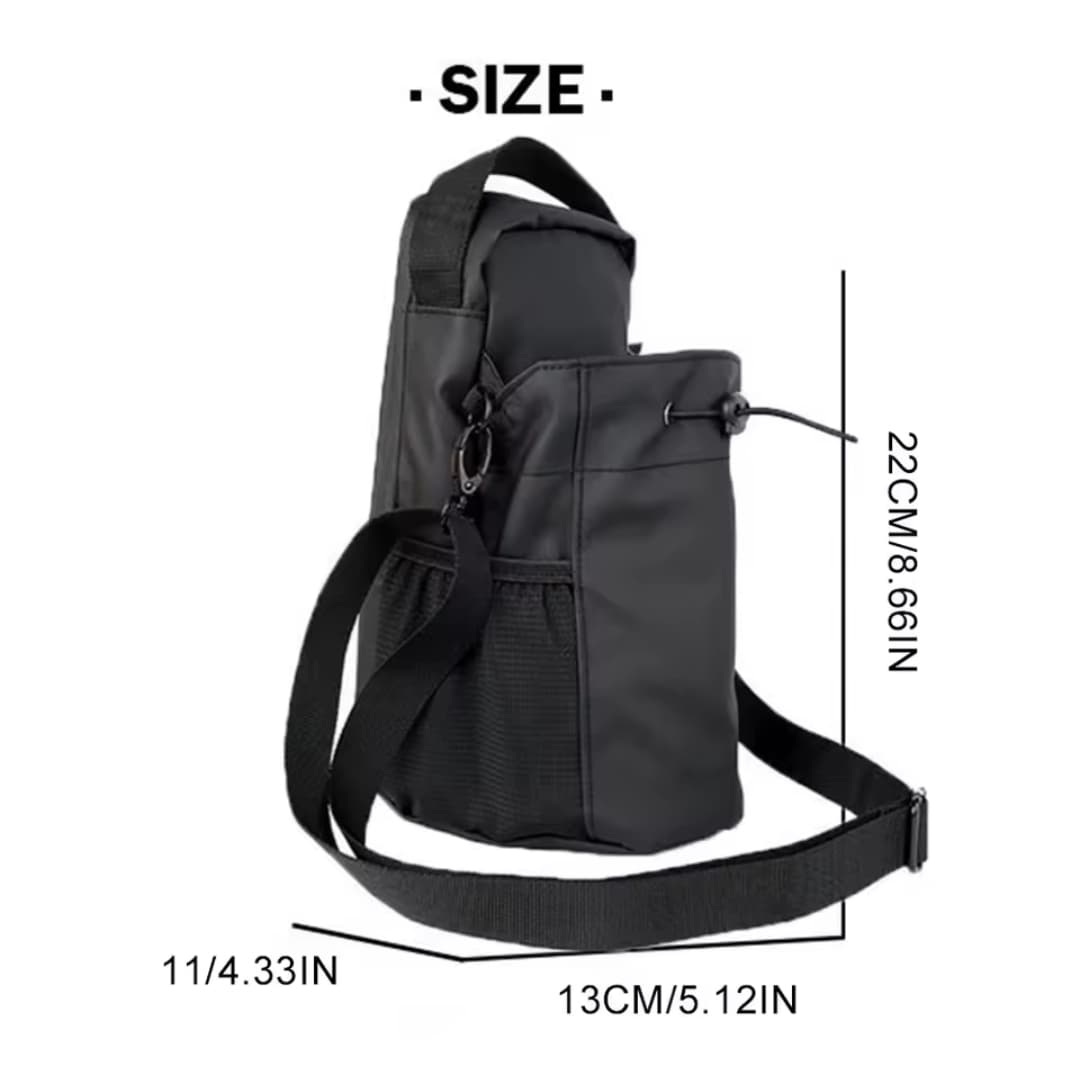 Magnetic Water Bottle Holder – Hands-Free Gym & Outdoor Pouch